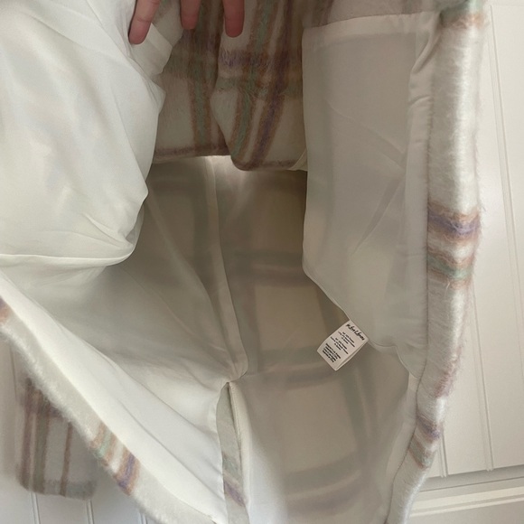 NWT For Love & lemons oversized knit blazer jacket size large cream - Picture 10 of 11